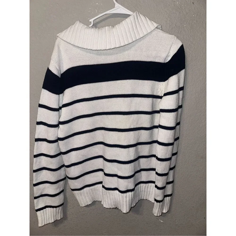 Lauren Ralph Lauren Striped Boat Neck Sweater - Picture 4 of 6